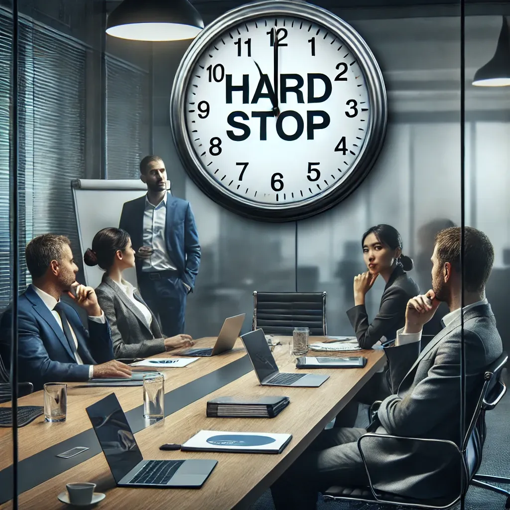 Tired of Overrunning Meetings? The Hard Stop Solution Explained