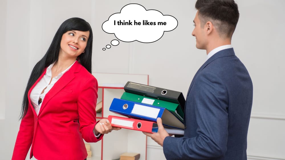 Top 7 Signs Your Office Crush is Interested in You post image