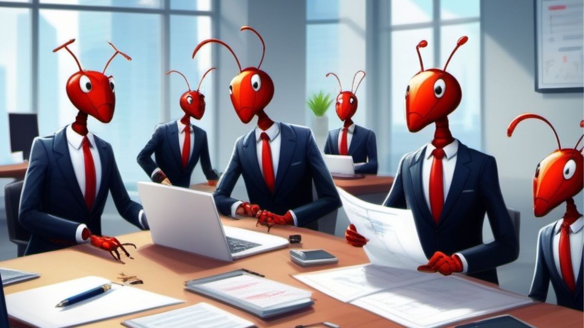 "Ants in the Office: Could They Outperform Humans at Work?"