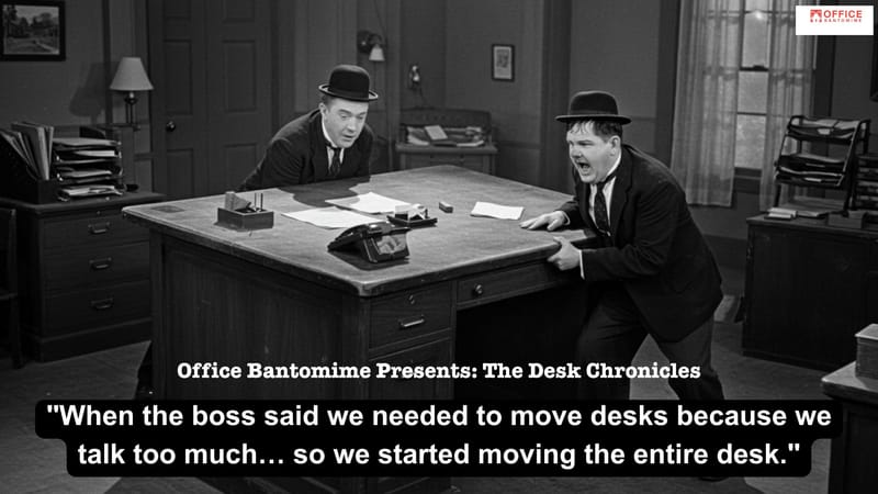 Office Bestie Chaos: When ‘Move Desks’ Meant Move The Desk post image