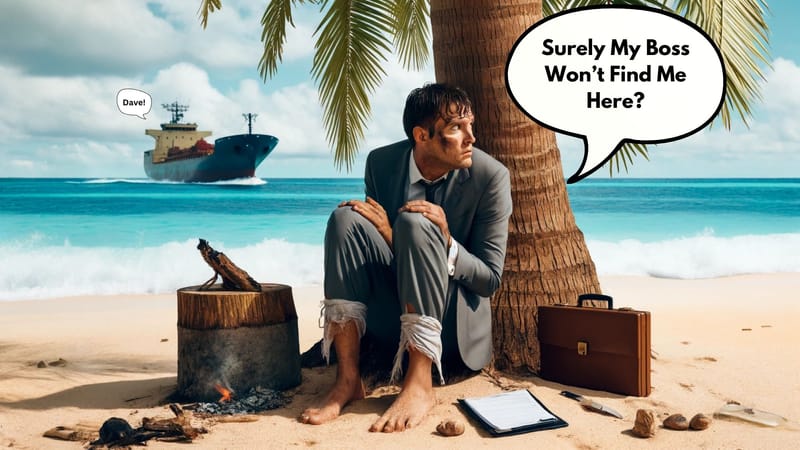 Escaped to a Deserted Island on Vacation… Yet Somehow, My Boss Still Found Me for a Performance Review! post image